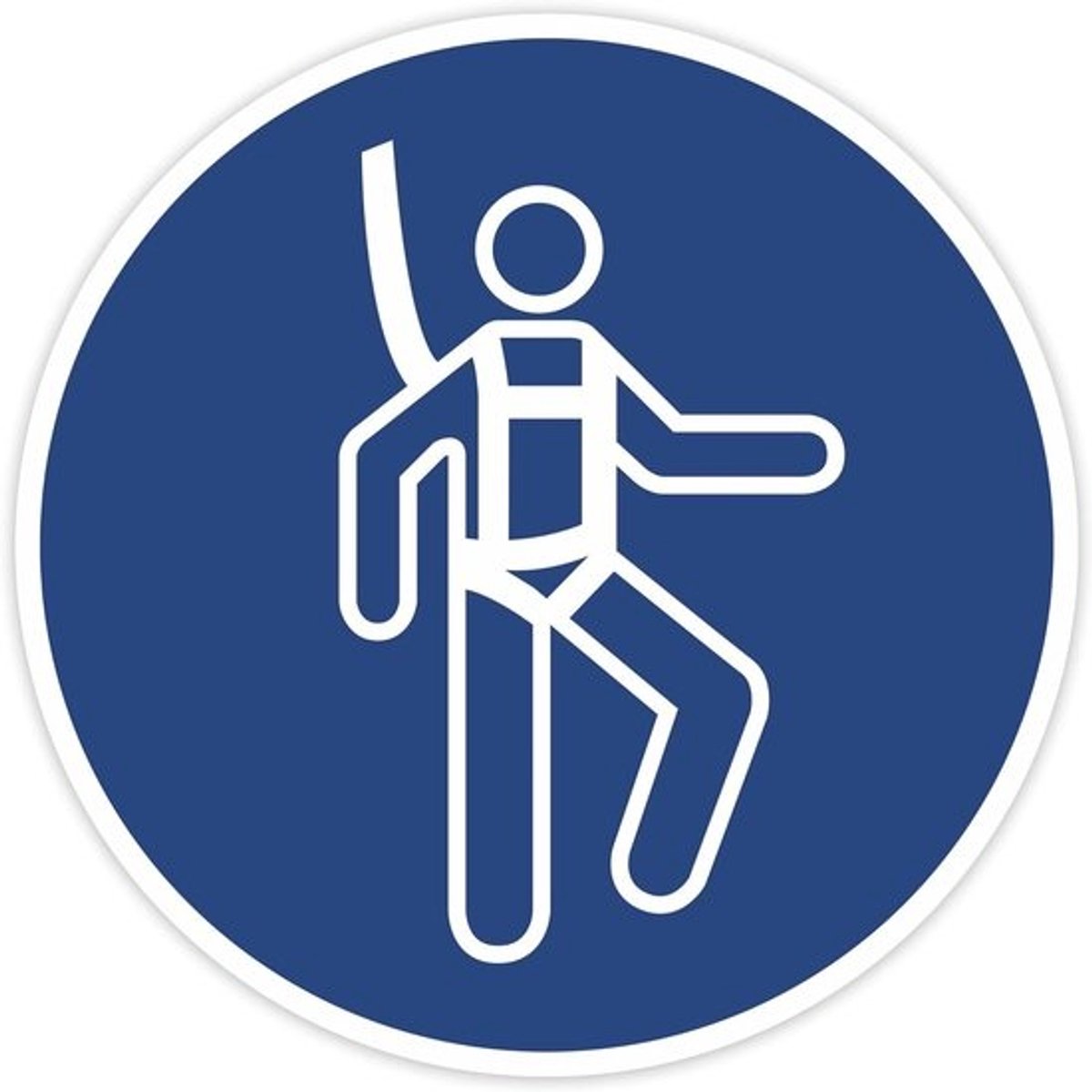 Veiligheidsbord Rond - Waarschuwingssticker Binnen Buiten - Veiligheid Aangeven - Conform DIN EN ISO 7010 - 150 mm Diameter