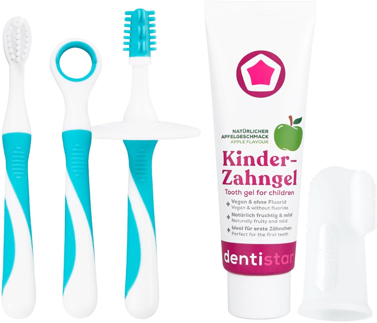 Baby Tandverzorgingsset - 5 Stuks - BPA Vrij