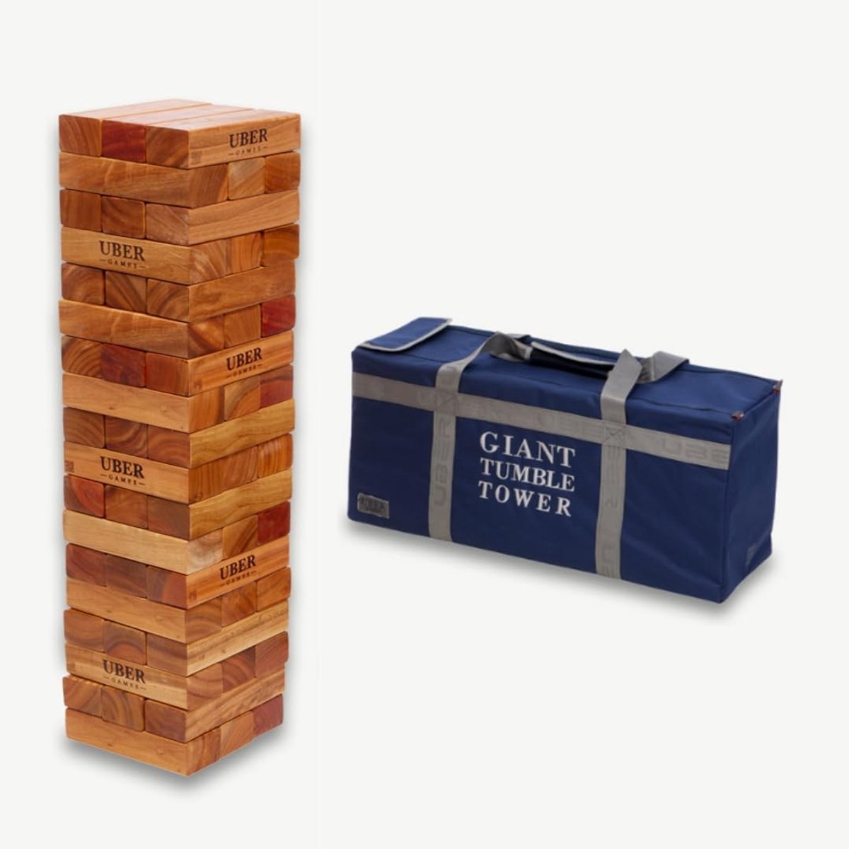 Harthout Wobble Tower XXL - Stapelspel tot 90 cm