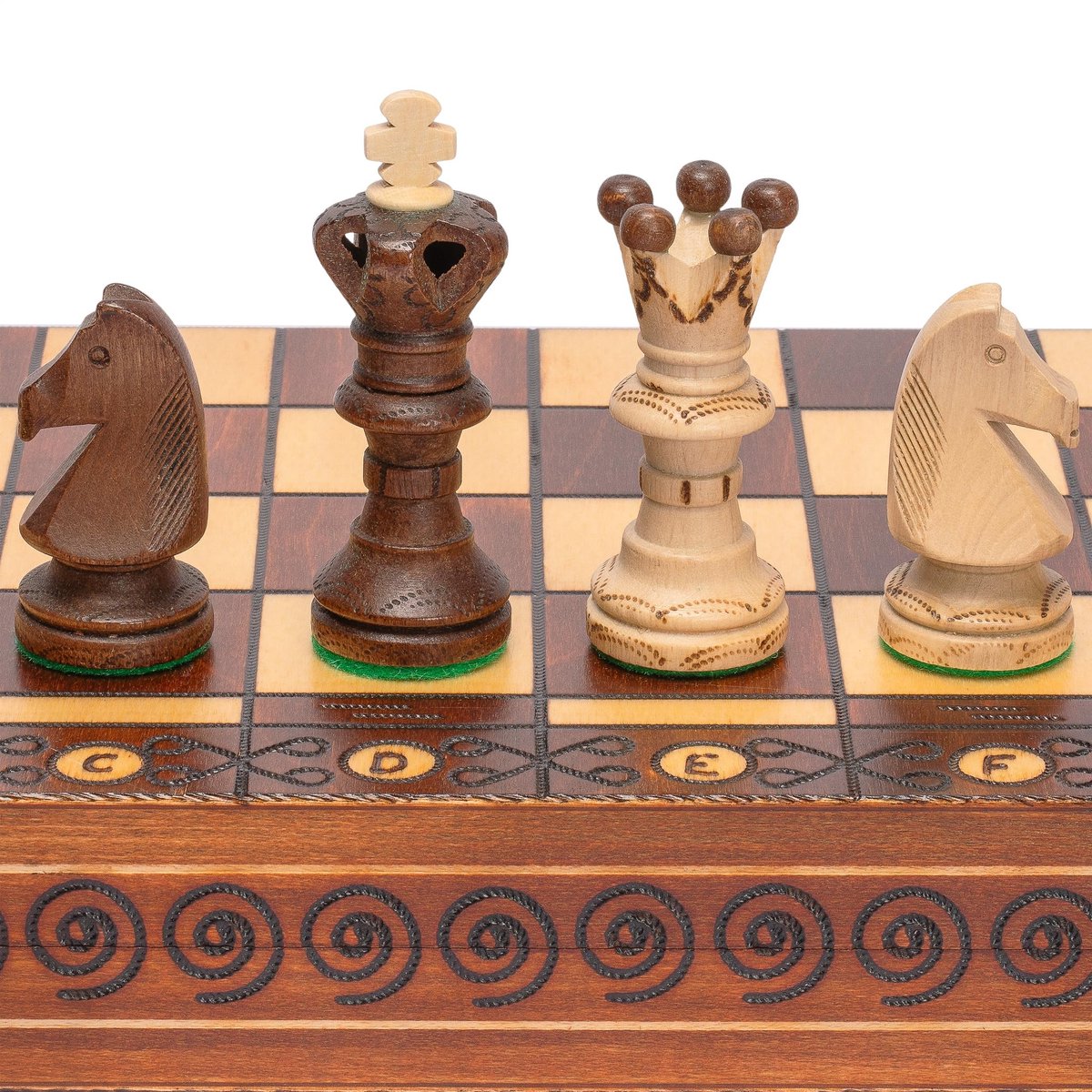 Houten Schaakset - 55 cm