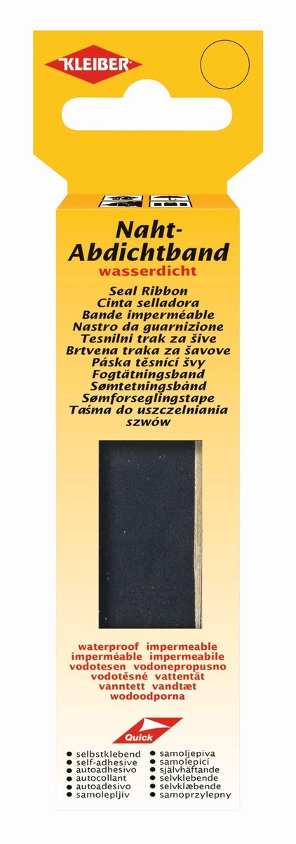 Naadafdichtband - Zelfklevend - 2 cm x 3 m - Antraciet