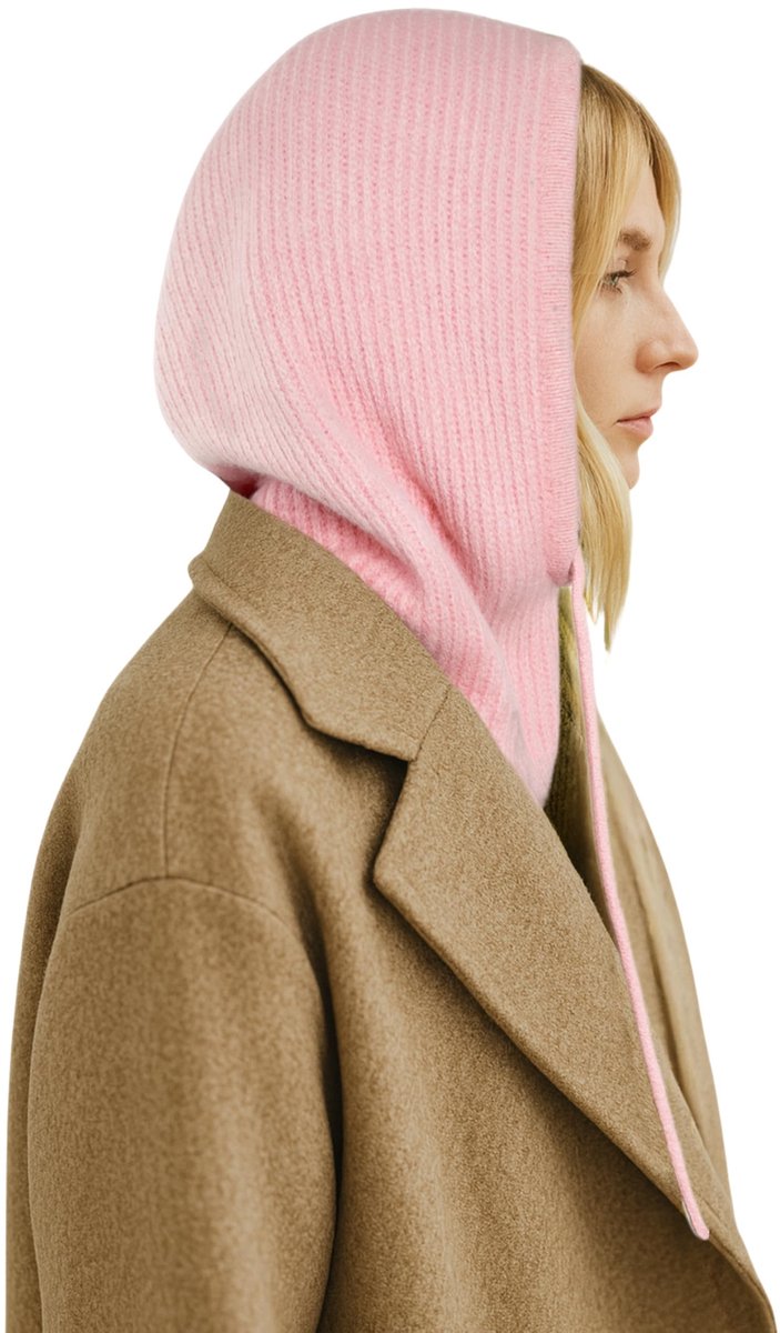 Warme Balaklava voor Dames - Fluffy en Zacht - Bubblegum Kleur