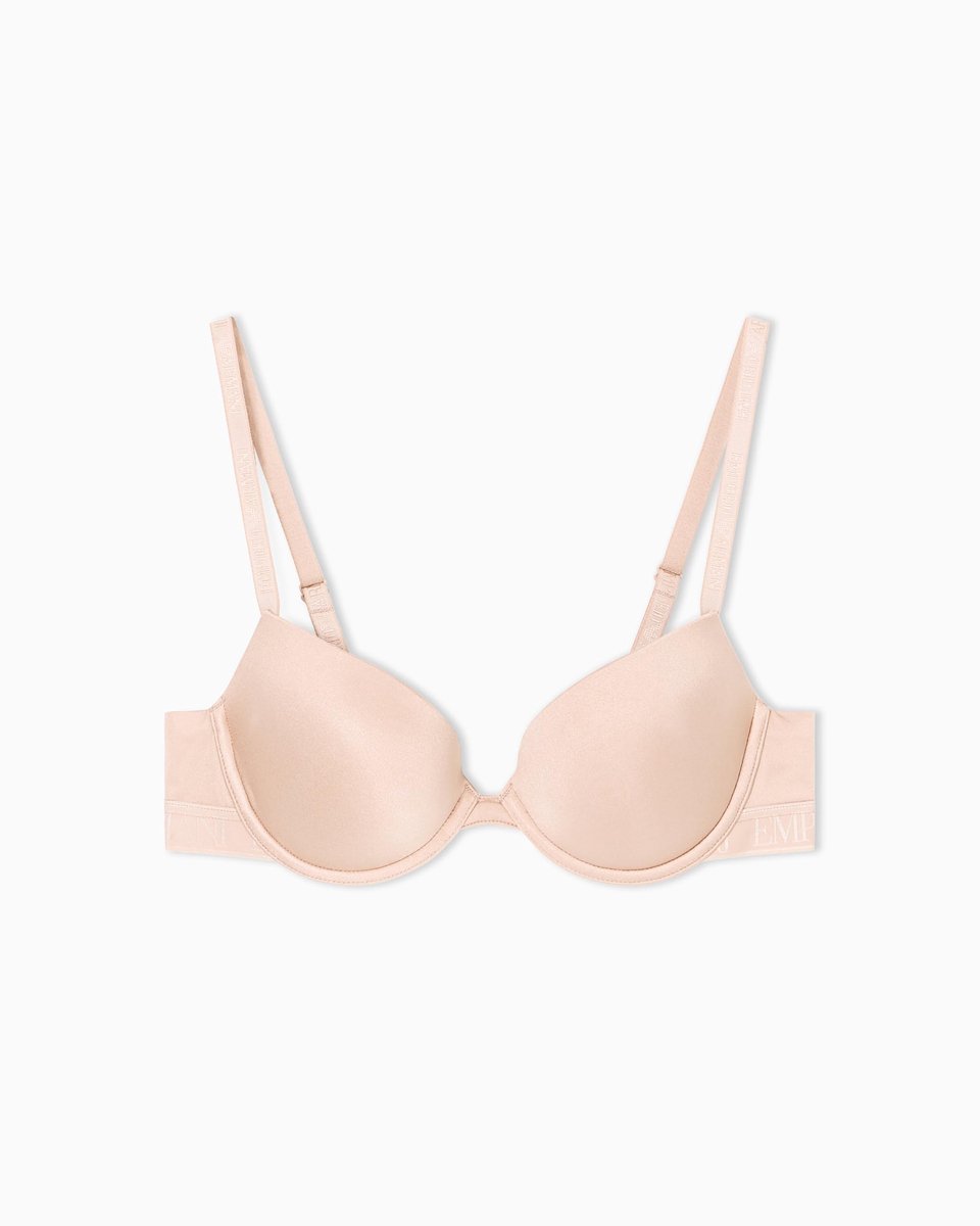 Microfiber Push-Up Bh voor Dames - Roze - Demi Cup