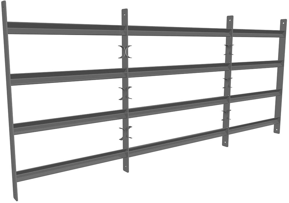 Raam- en balkonbeveiliging - Staal - 60 x 100 - 190 cm