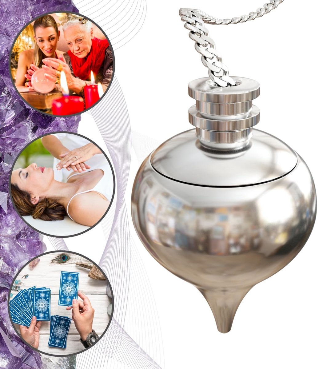 Pendulum Divination Radiesthesia - Mermet Silver