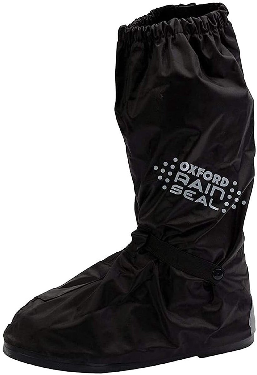 Waterdichte Overboots voor Motorrijders - Anti-slip - Zwart - Groot