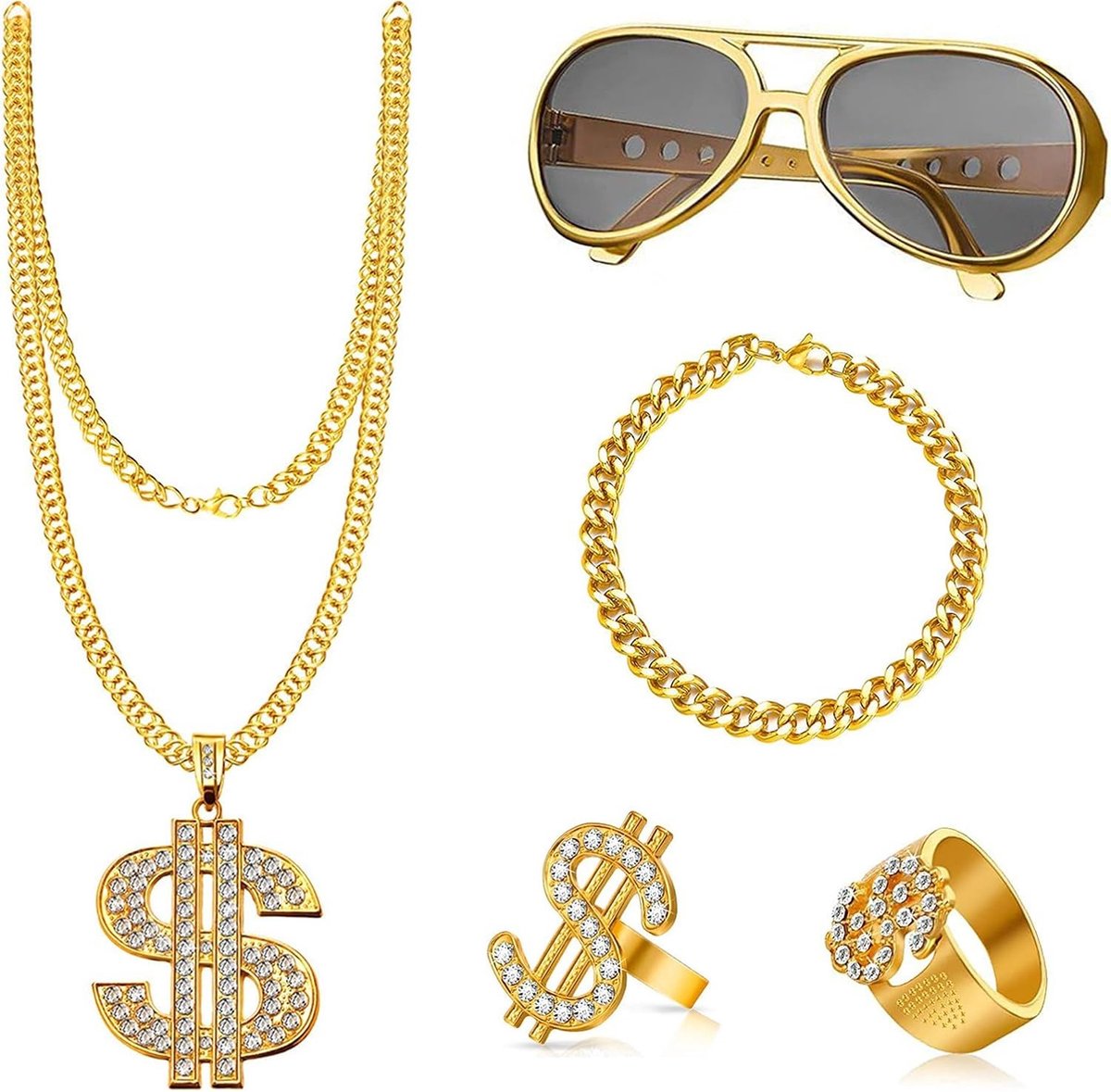 80s en 90s Kostuum Accessoires voor Mannen - Feestoutfit, Carnaval Outfit, Retro Mode