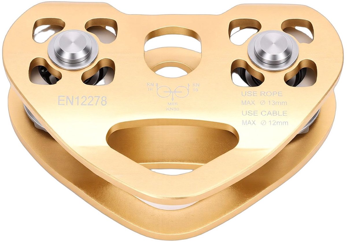 Solid Zipline Pulley - Aluminium Legering met 30KN Breeksterkte