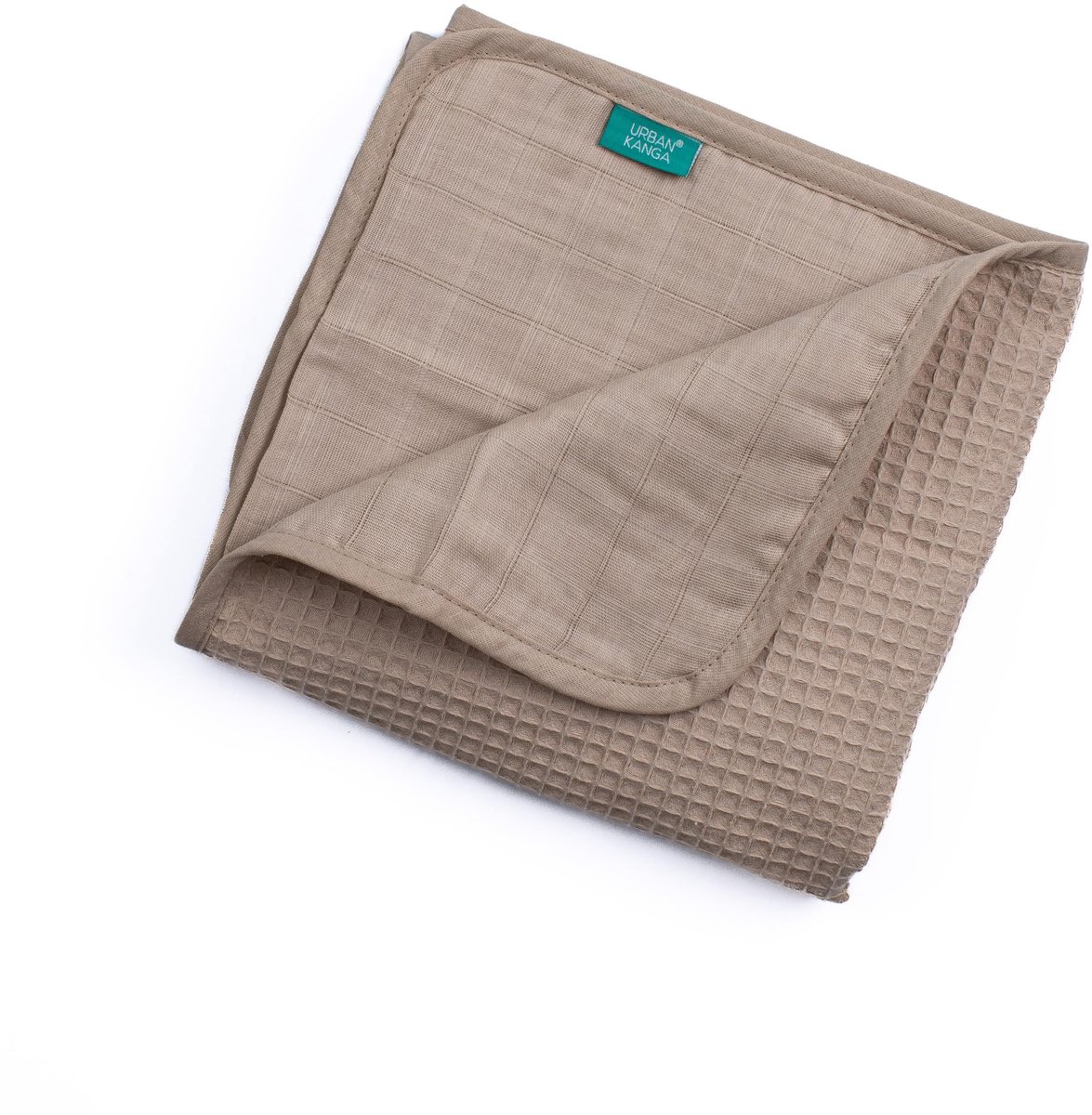 Babydeken Muslin met Wafelstructuur - 100 x 70 cm - Humus
