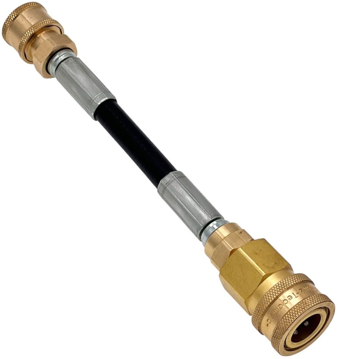 Hoge drukreiniger Quick Coupler Female 1/4" naar 3/8" Connector - 20 cm