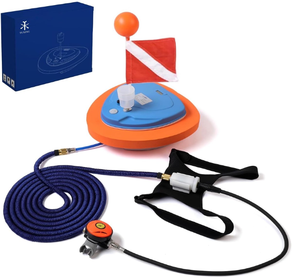 Scuba Diving Ventilator, Tankloos Systeem met Waterdichte Luchtcompressor