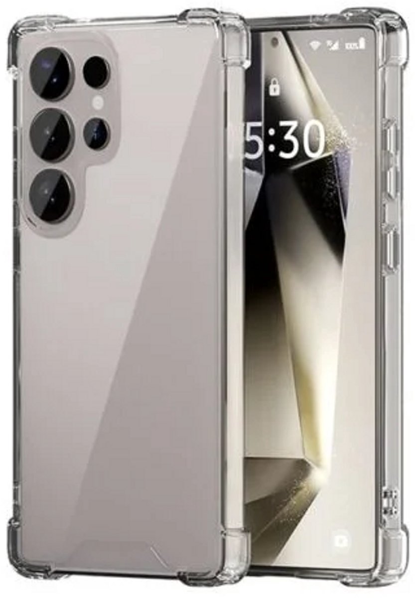 Cityhoesje - Backcover - Antishock - Geschikt voor Samsung S26 Ultra - Transparant