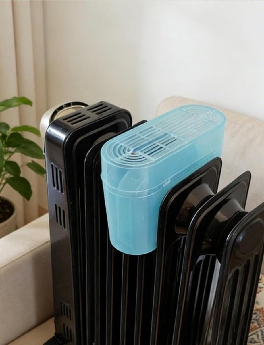 Radiator Luchtbevochtiger - Verwarming Accessoire - Lucht Kwaliteit - Hittebestendig Plastic - Grote Capaciteit - Transparant