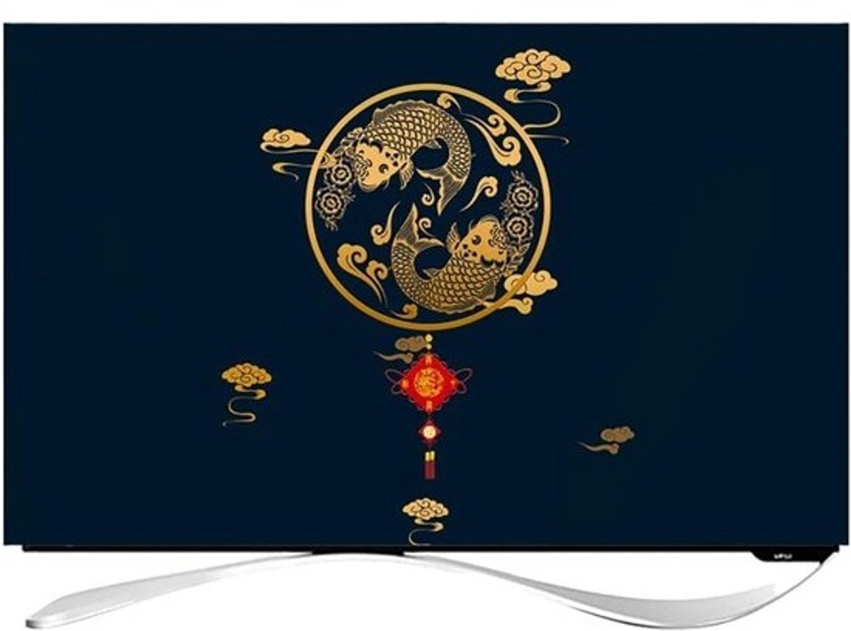 TV Beschermhoes - Flatscreen Hoes - Scherm Beschermen - Universele Pasvorm - Tot 65 Inch - Paars
