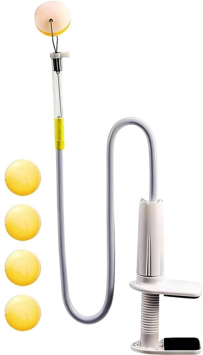 Tafeltennis Robot - Ballenwerper Trainer - Tafeltennis Oefenen - Instelbare Instellingen - 75 cm - Meerkleurig