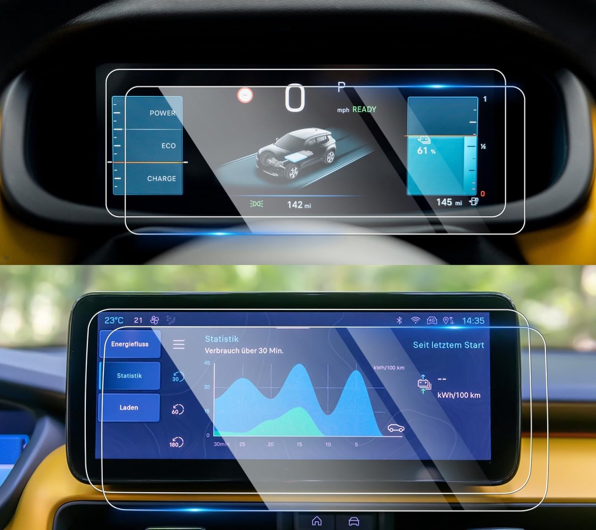 Screen Protector voor Jeep Avenger 2024-2025 - 4H Hardheid en krasbestendig