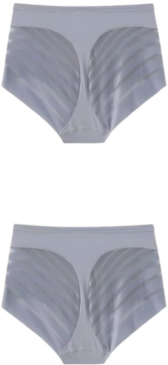 Shapewear ondergoed set van 2 - Hight waist, blauwe kleur - M