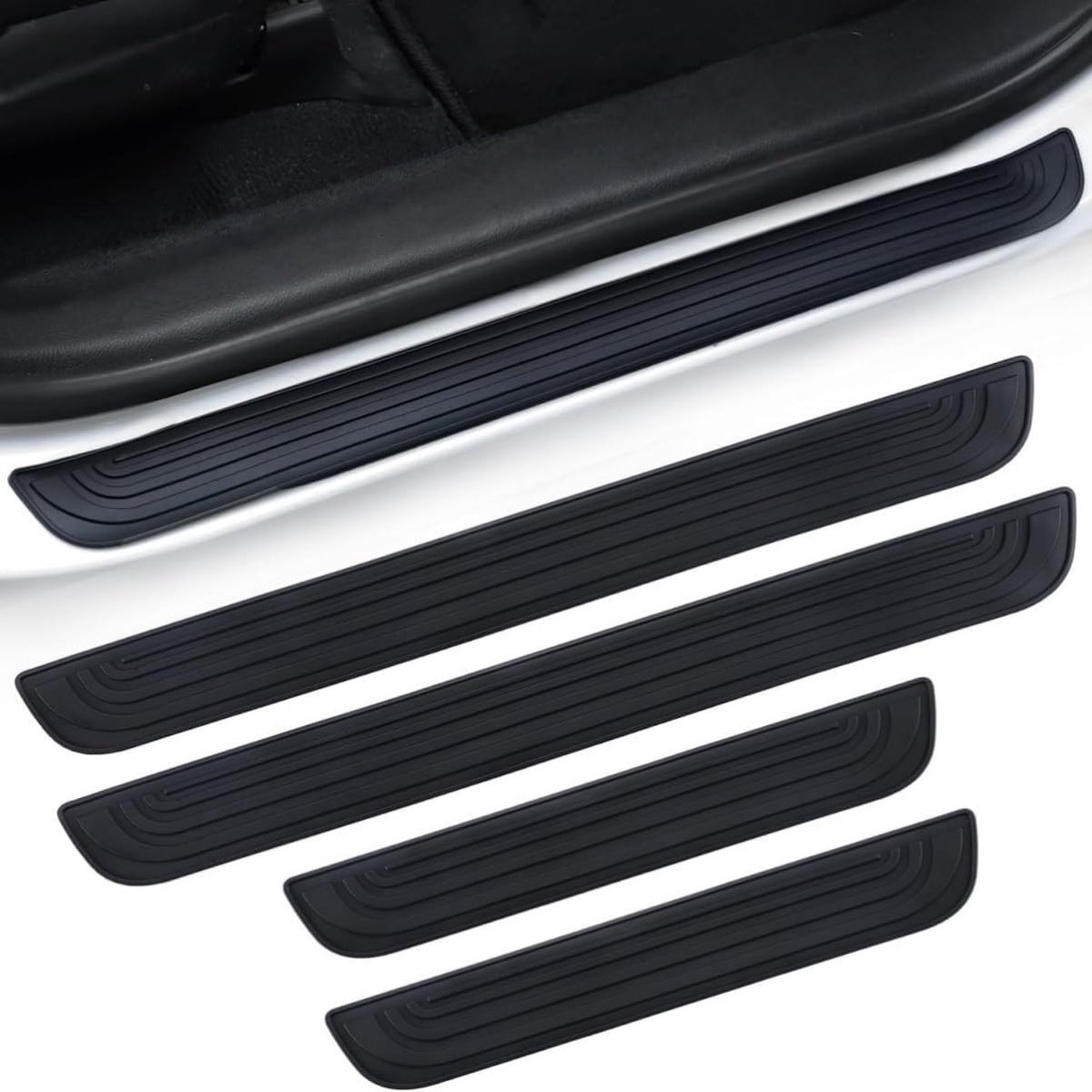 Dorpelbeschermers - 4 Stuks Geschikt voor Golf Station Wagon (2008-2011)