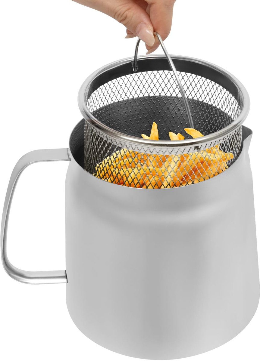 Frituurpan met Zeefmand - 2 Liter
