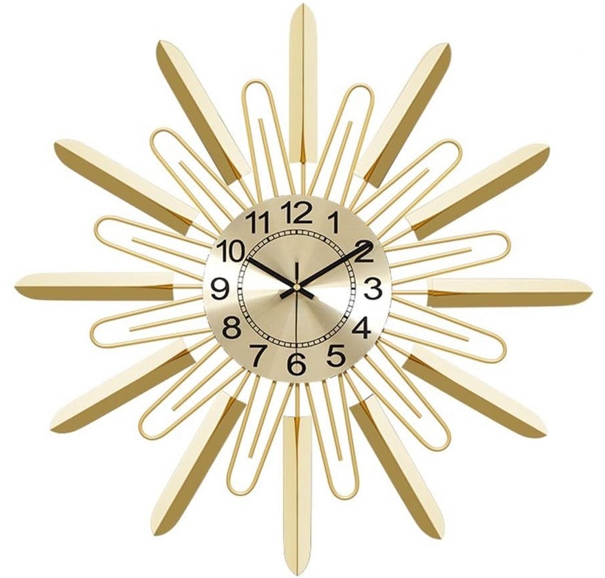 Wandklok - Eenvoudige stil kunstklok voor woonkamer - Decoratieve muurklok