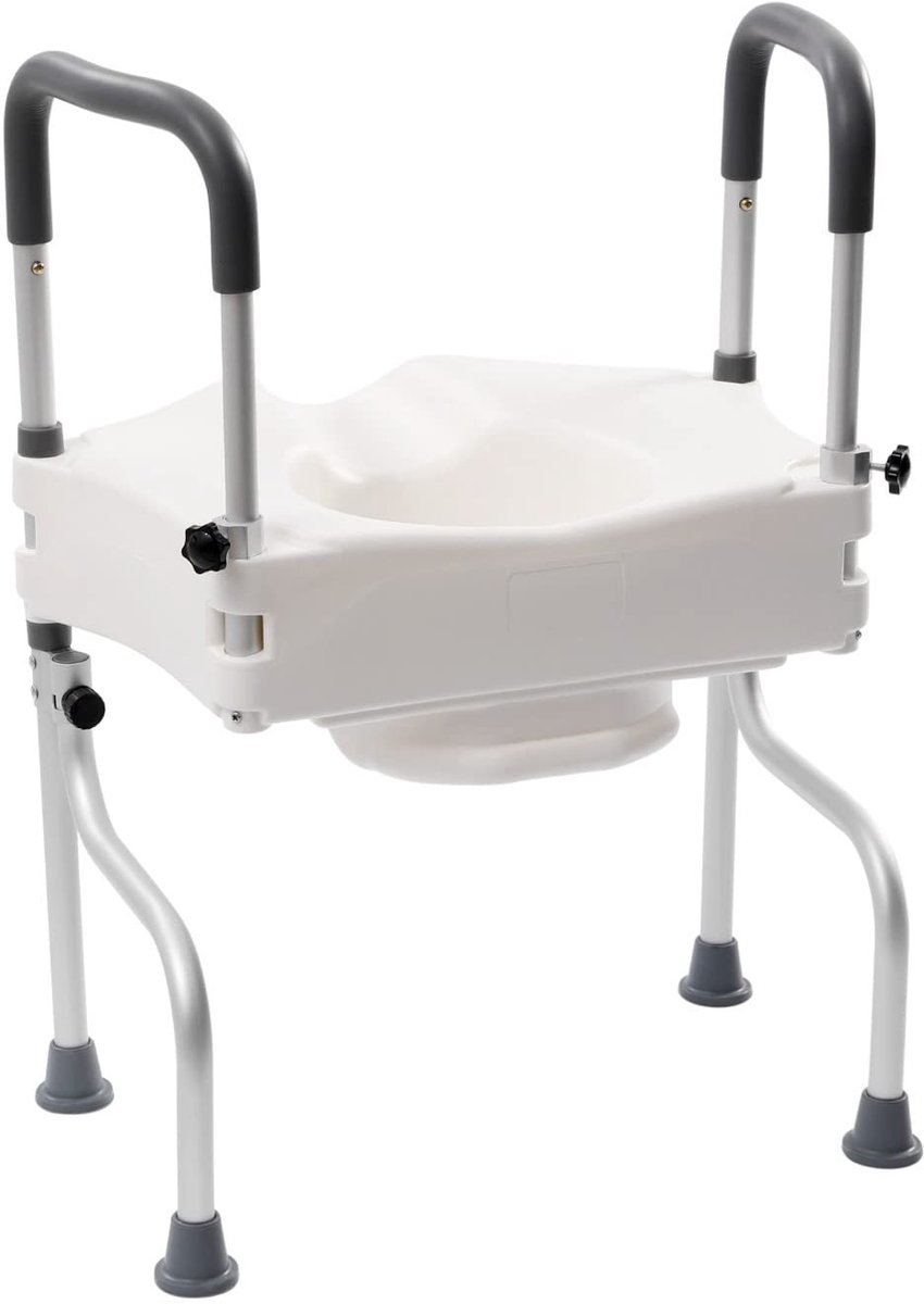 Toilet Support Frame - Verstelbare Hoogte - Met Armsteunen