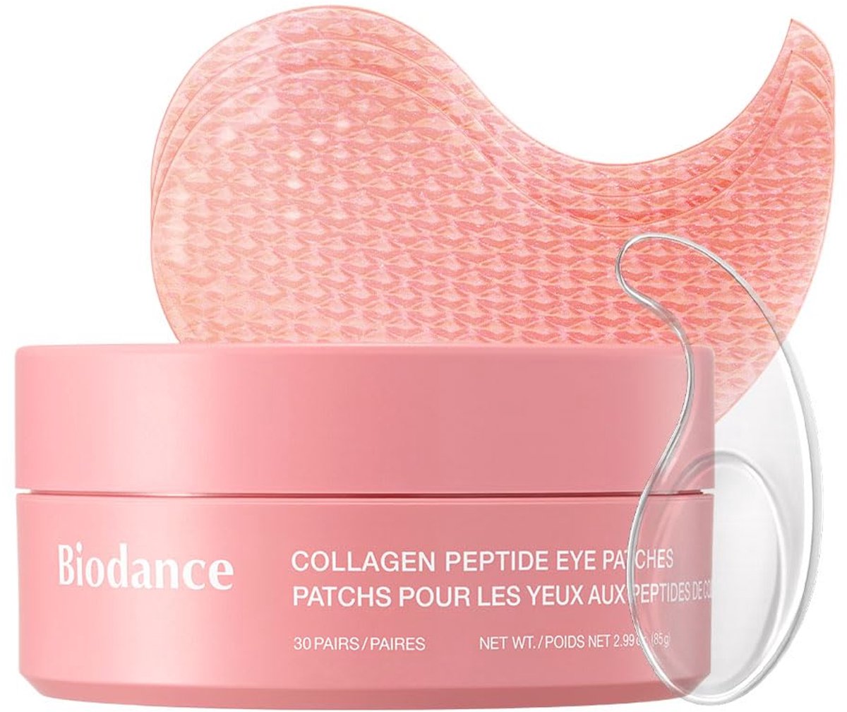 Biodance Collagen Peptide Eye Pads – 60 Stuks – Hydrogel Oogmaskers met Collageen & Peptiden – Voor een Gladdere, Frissere Oogcontour – Koreaanse Skincare