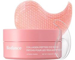 Biodance Collagen Peptide Eye Pads – 60 – Hydrogel Oogmaskers met Collageen & Peptiden – Voor een Gladdere, Frissere Oogcontour – Koreaanse Skincare - 60 stuks