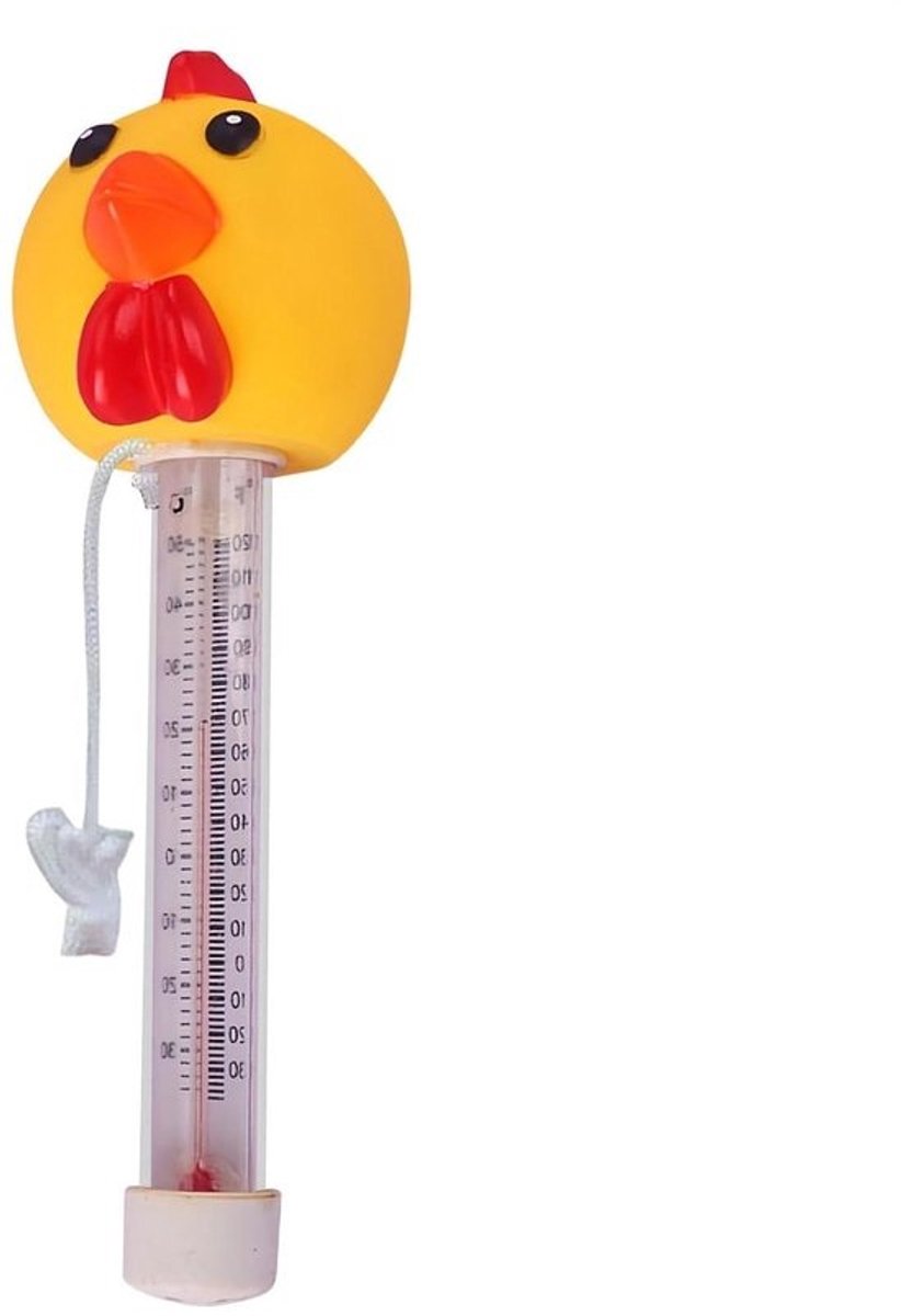 Zwemband Thermometer - Badje Meter - Water Temperatuur - Schattig Eendje Design - 24 cm - Geel