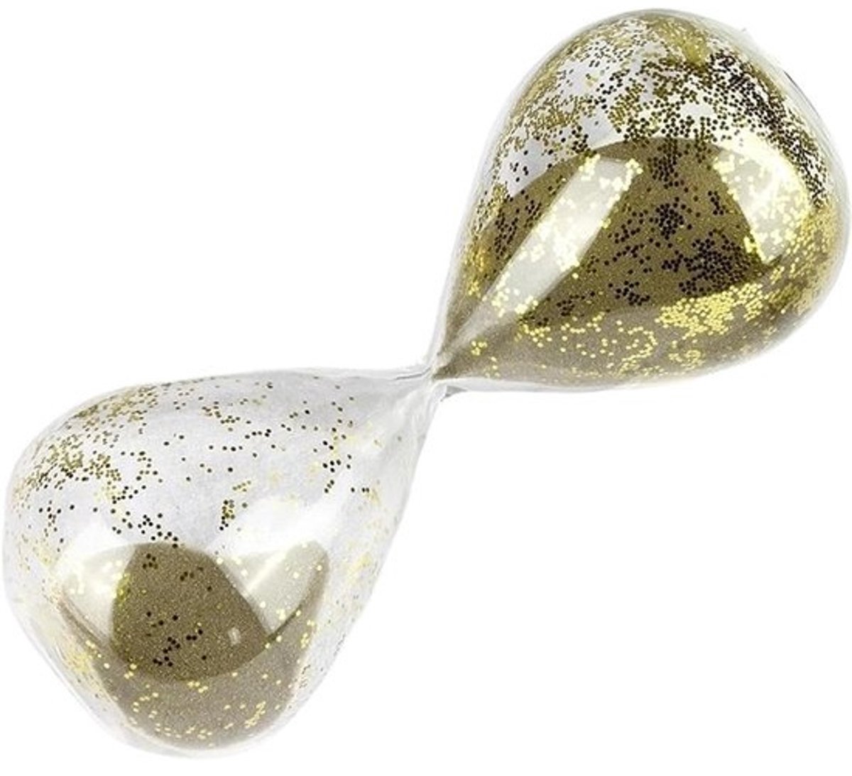 Zandloper Timer - Klassieke Zandloper - Tijd Management - Tijdloos Decor - 83x20cm - Goud Wit