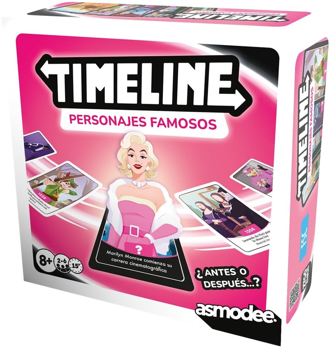 Timeline Beroemde Personen - Educatief Kaartspel voor Geschiedenis