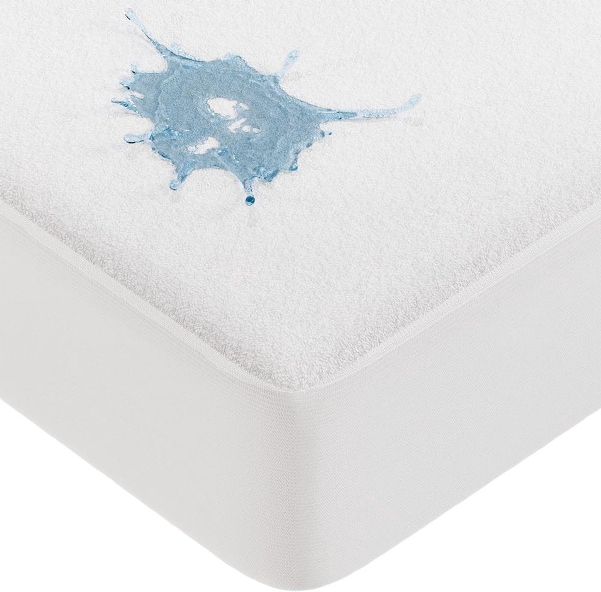 Waterproof Matrasbeschermer - Geschikt voor Tweepersoonsbed - 150 x 200 cm - Ademend en Wasbaar