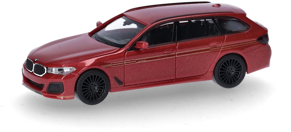 Miniatuur Modelbouwset - Alpina B5 Touring - Rood Metallic