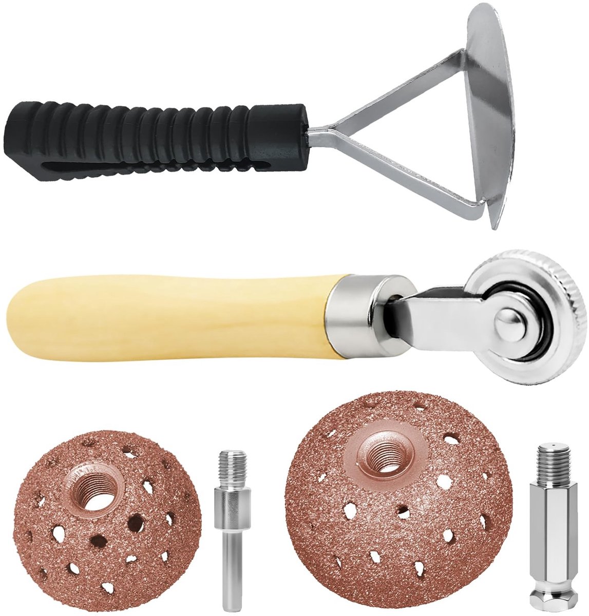 Bandenreparatieset 4-delig - Tungsten Staal met Schraper