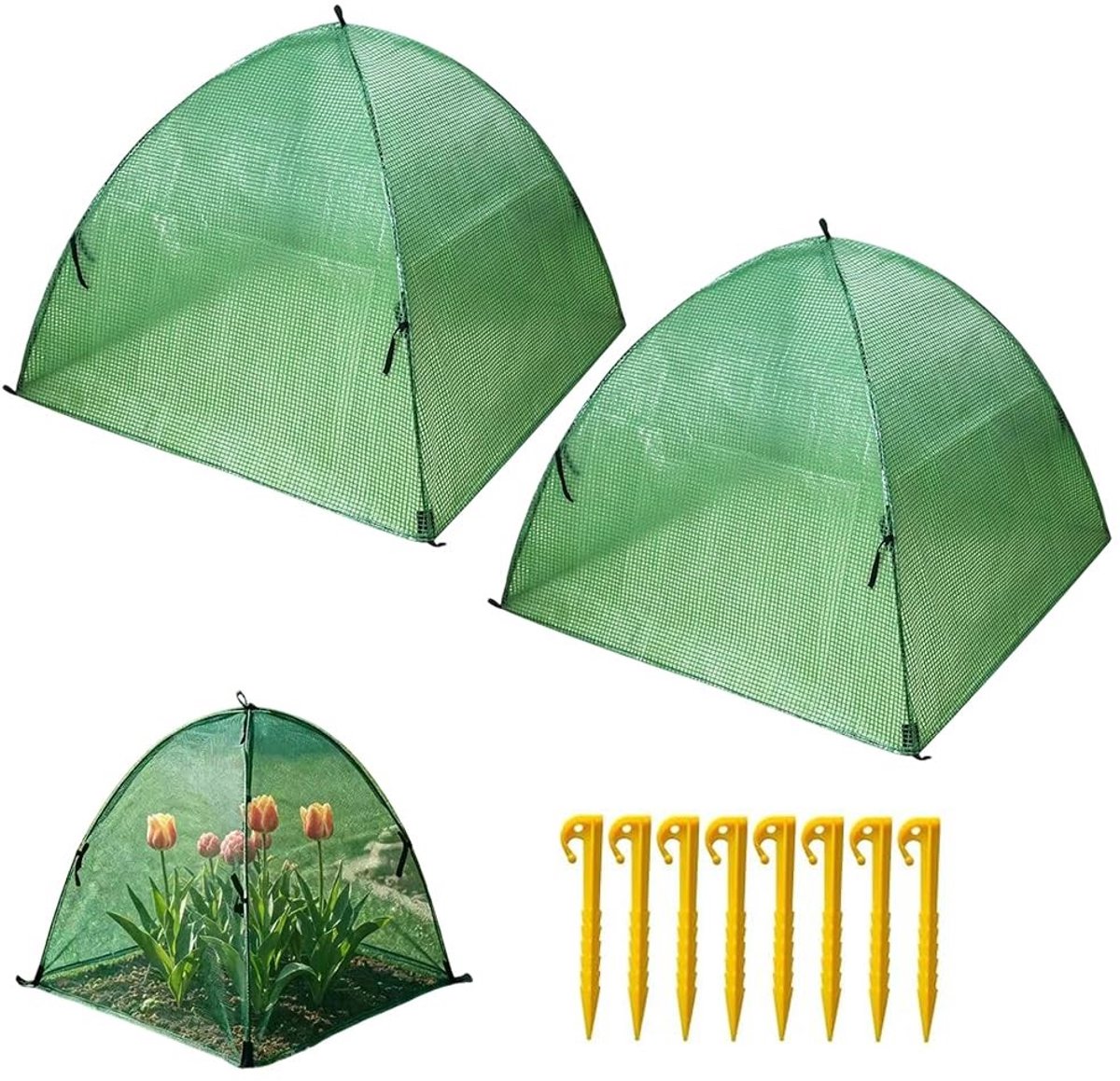 Vorstbescherming Plantenhoezen - 2 stuks 56x56 cm