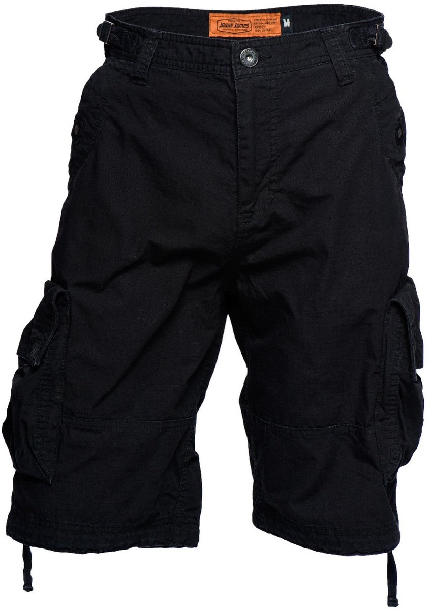 West Coast Choppers Caine Ripstop Cargo Shorts Shorts zwart Katoen -