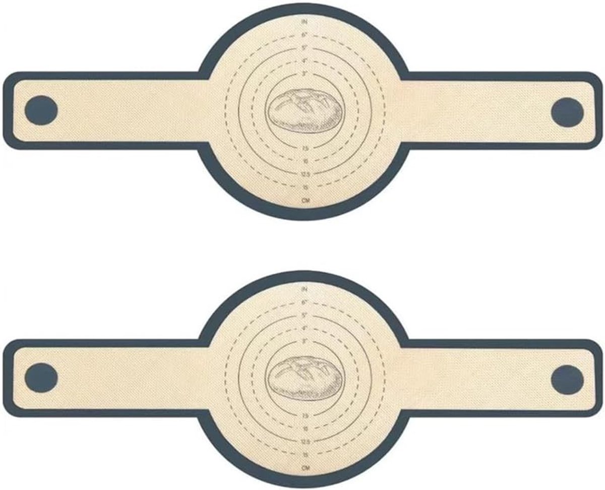 Herbruikbare Siliconen Bakmat voor Ronde Casserole, Ideaal voor Brood en Sourdough, Warmtebestendig en Antiaanbak, Perfect voor Gietijzeren Pannen