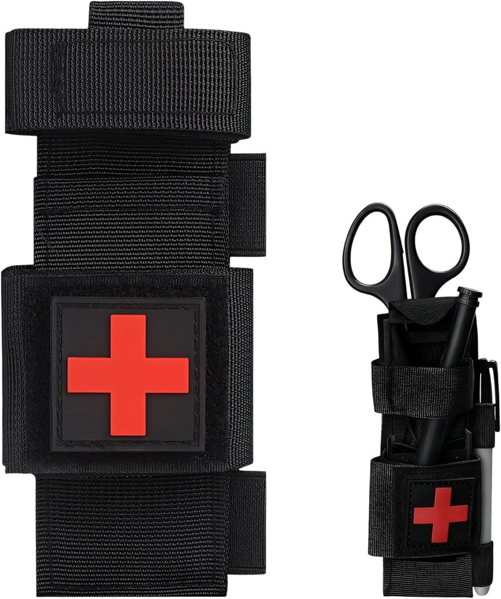 Draagbare militaire tas voor tourniquet en accessoires, ideaal voor noodsituaties, politie, reddingsacties, kamperen en wandelen