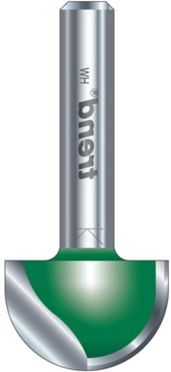 Radiusfrees - Hoekfrees Freeskop - Houtbewerking Precisie - PTFE Antikleefcoating - 127 mm - Zilver