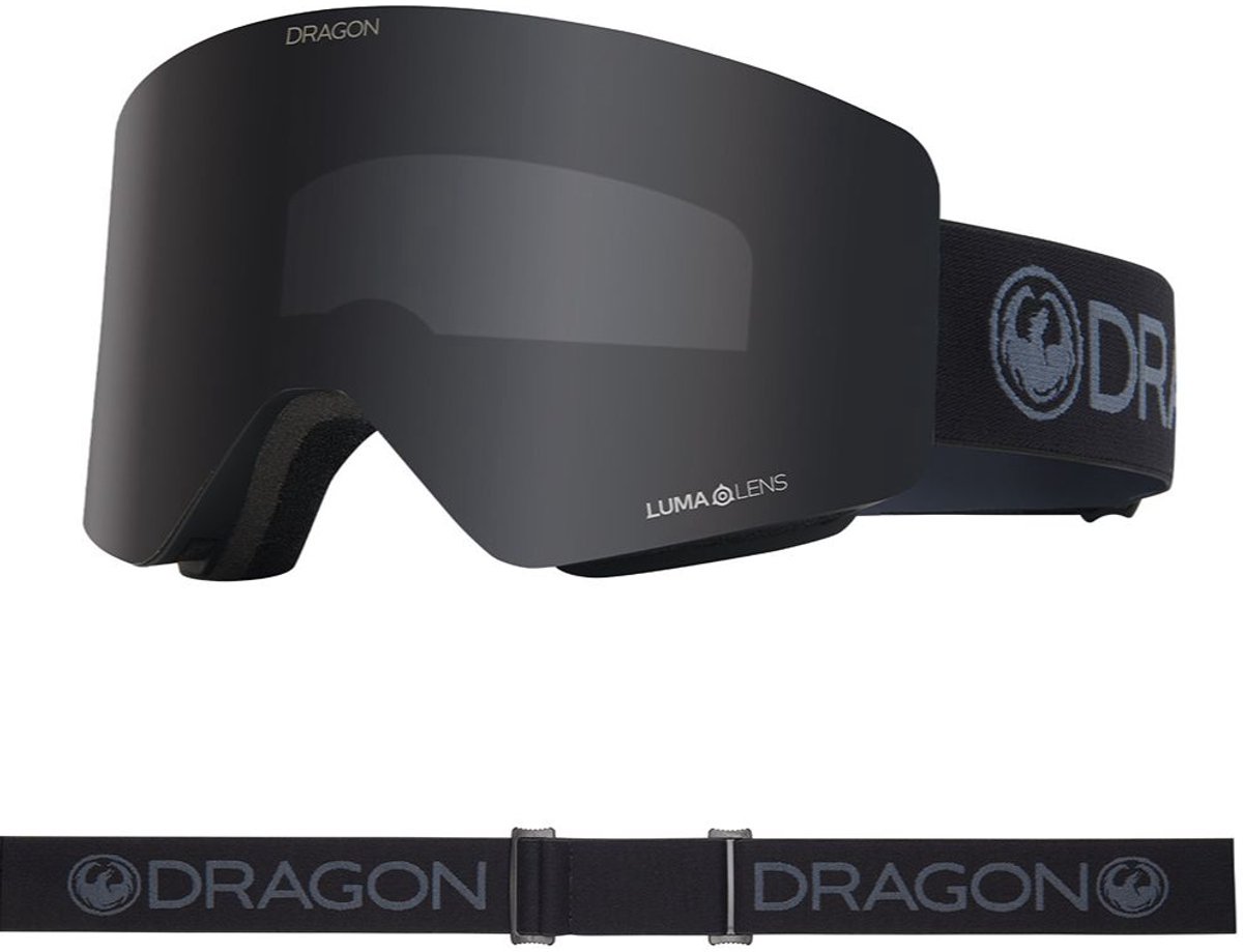 Dragon Alliance R1 OTG Skibril - Blackout/LL Dark Smoke & LL Amber