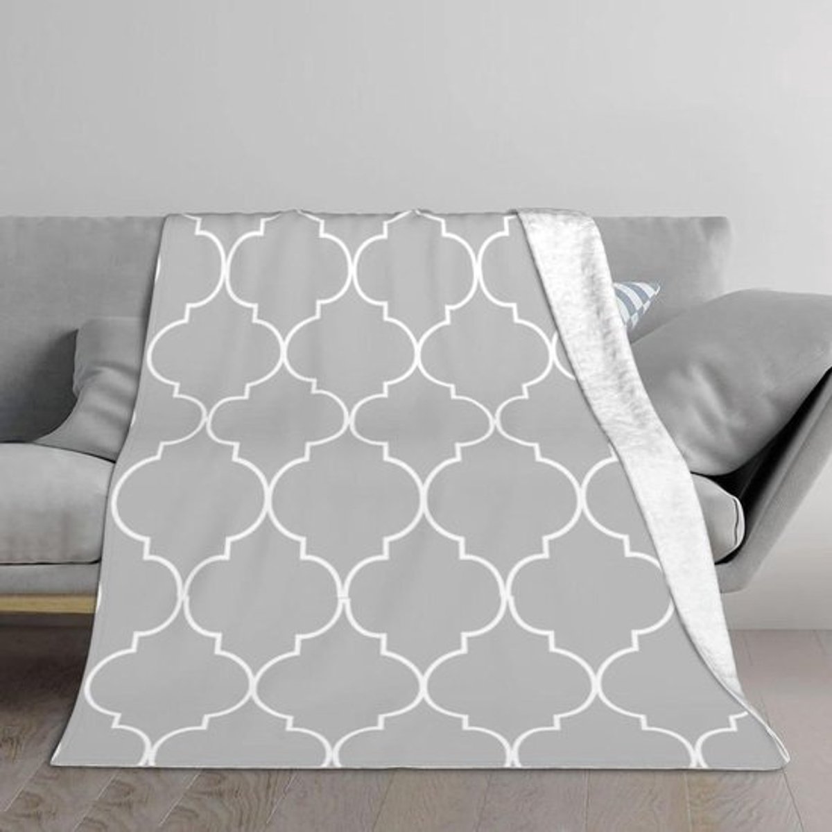 Flanellen Deken - Plaid Sprei - Comfort en Decoratie - Ultrazacht en Lichtgewicht - 153 x 127 cm - Geel
