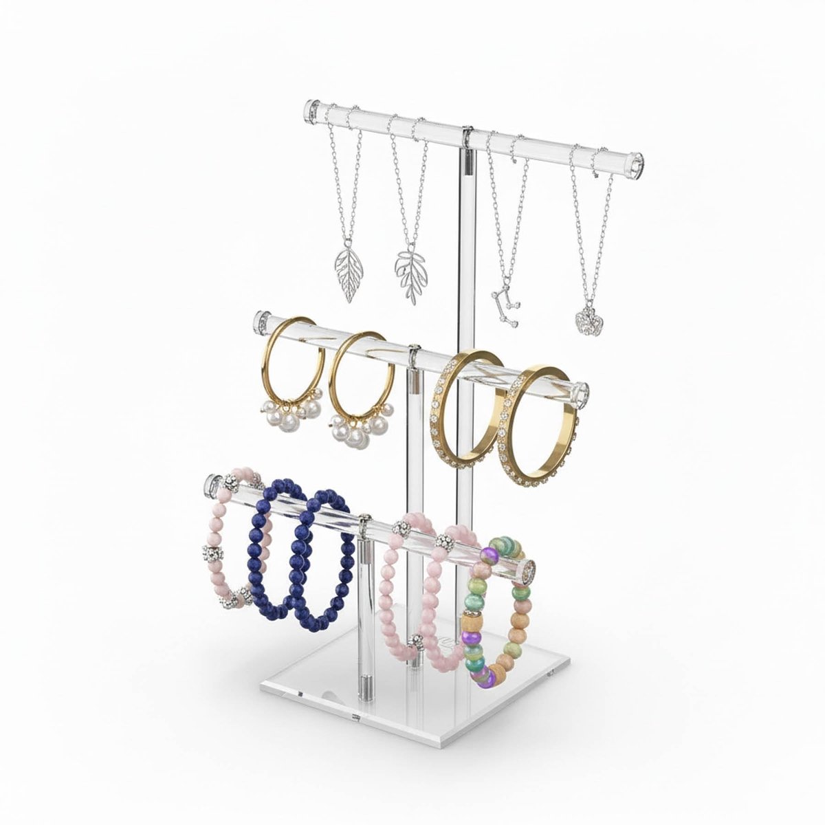 Sieradenhouder - Compacte Acrylic Organizer - Voor Kettingen en Armbanden