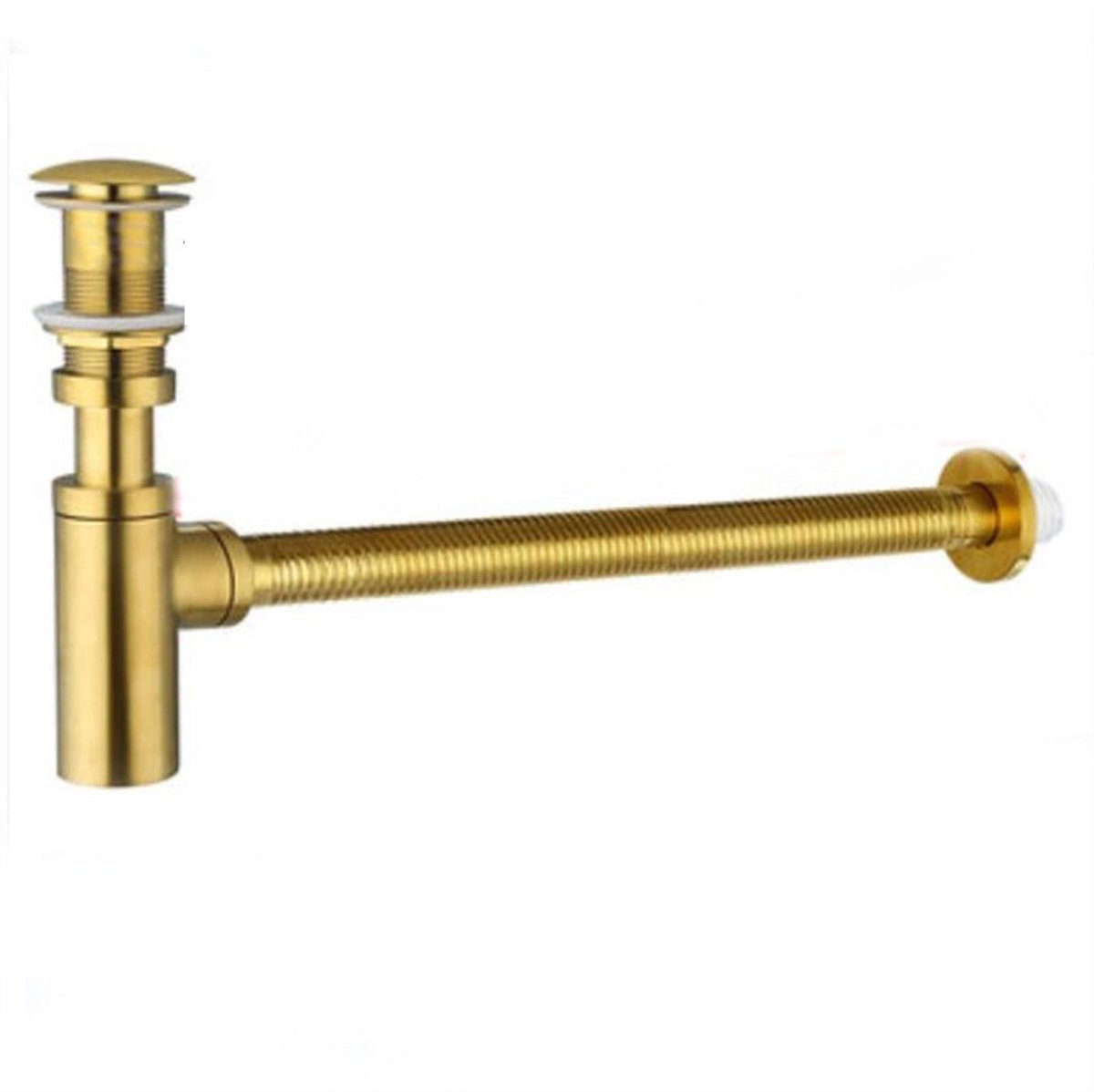 Messing Wastafelsifon - Gouden Afvoersifon zonder Gat