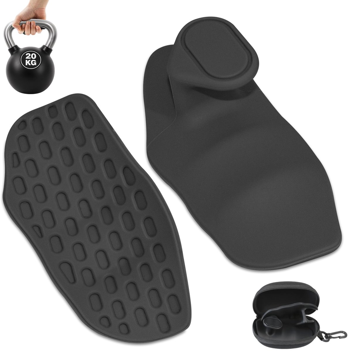 Gewichtheffen Grip - Antislip Zwart