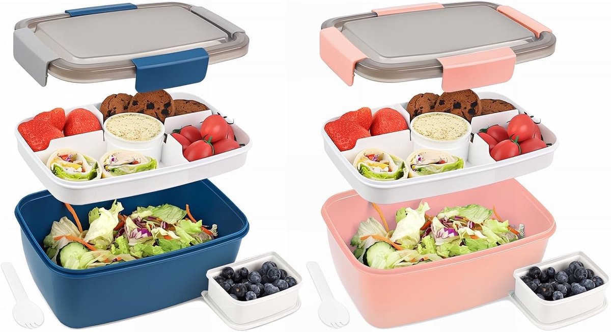 Lunch Box Set - 2000 ml - 2 Stuks