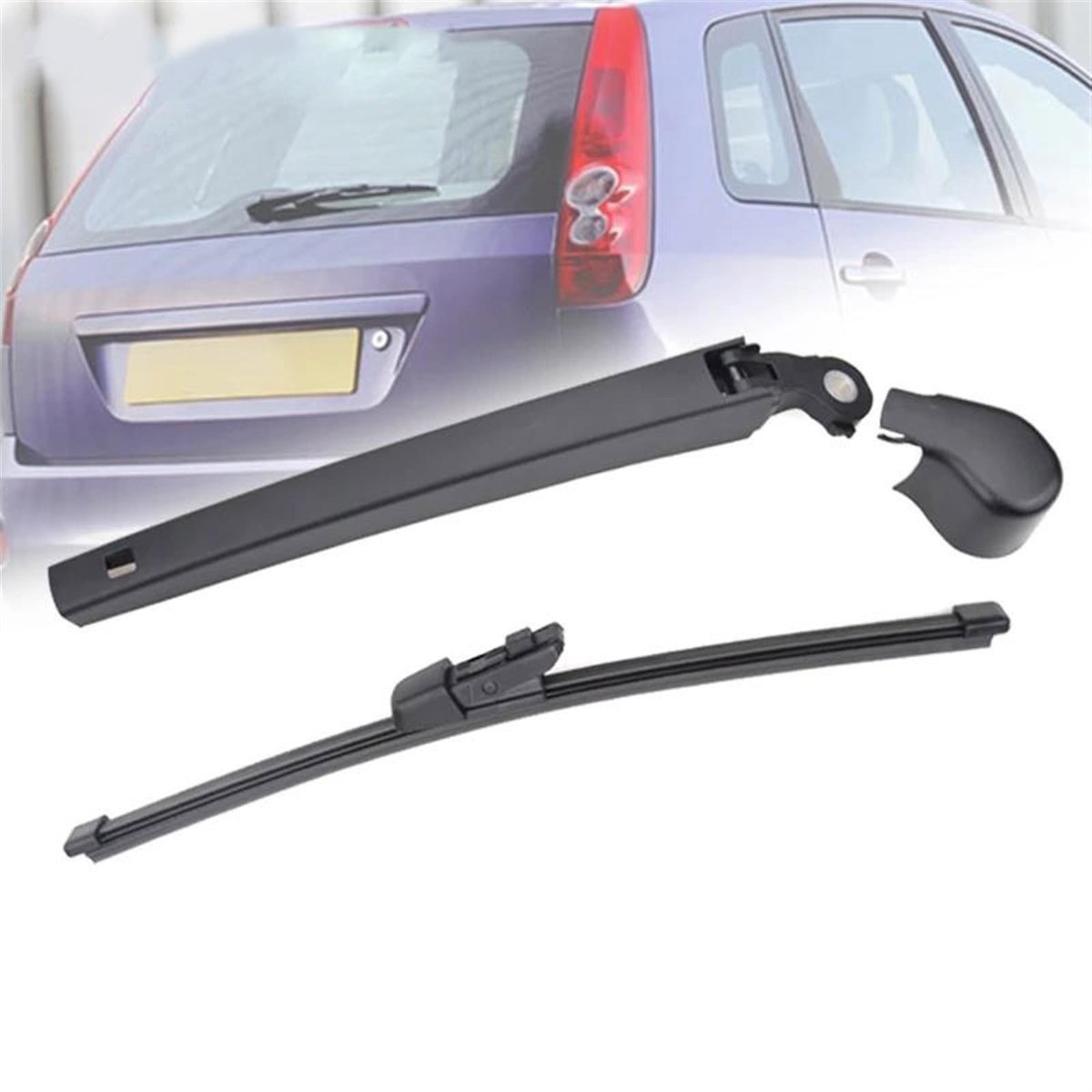 Achterste Wisserblad & Armset voor Ford Fiesta MK5