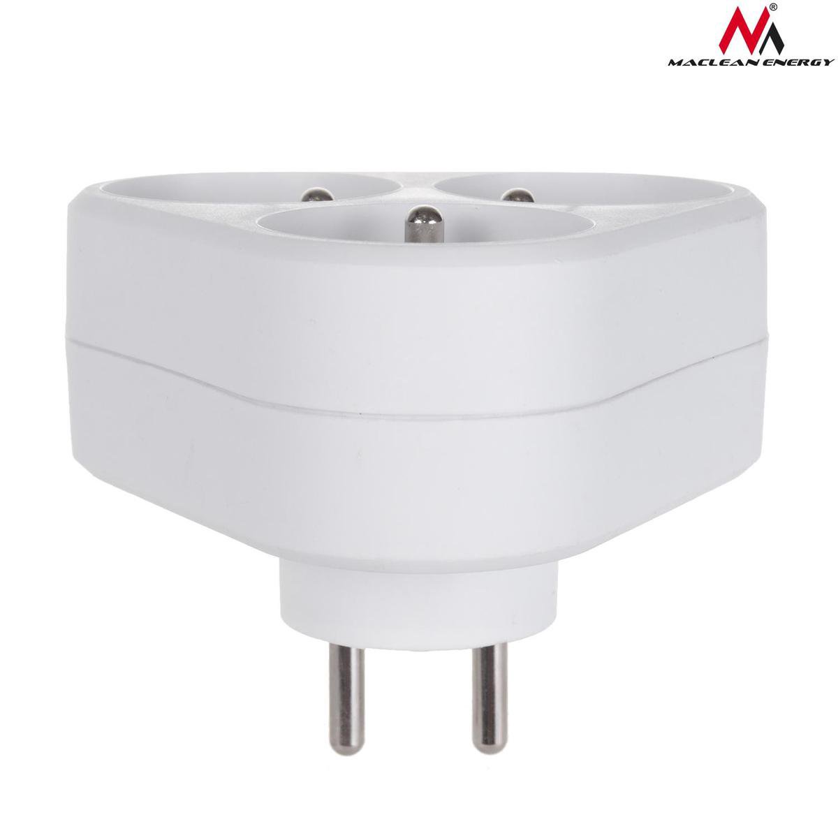 Maclean MCE196G 4 Voudige Stekkerdoos 3 M Met Schakelaar Meervoudige Stopcontacten Kinderbeveiliging Schuko 3500 W 1413803072