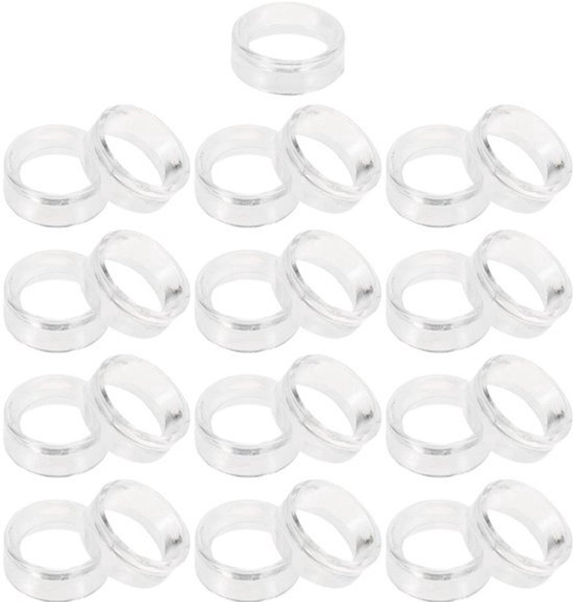 25 Stuks Ronde Acrylstandaard - Voor Golfballen en Marmer Collecties
