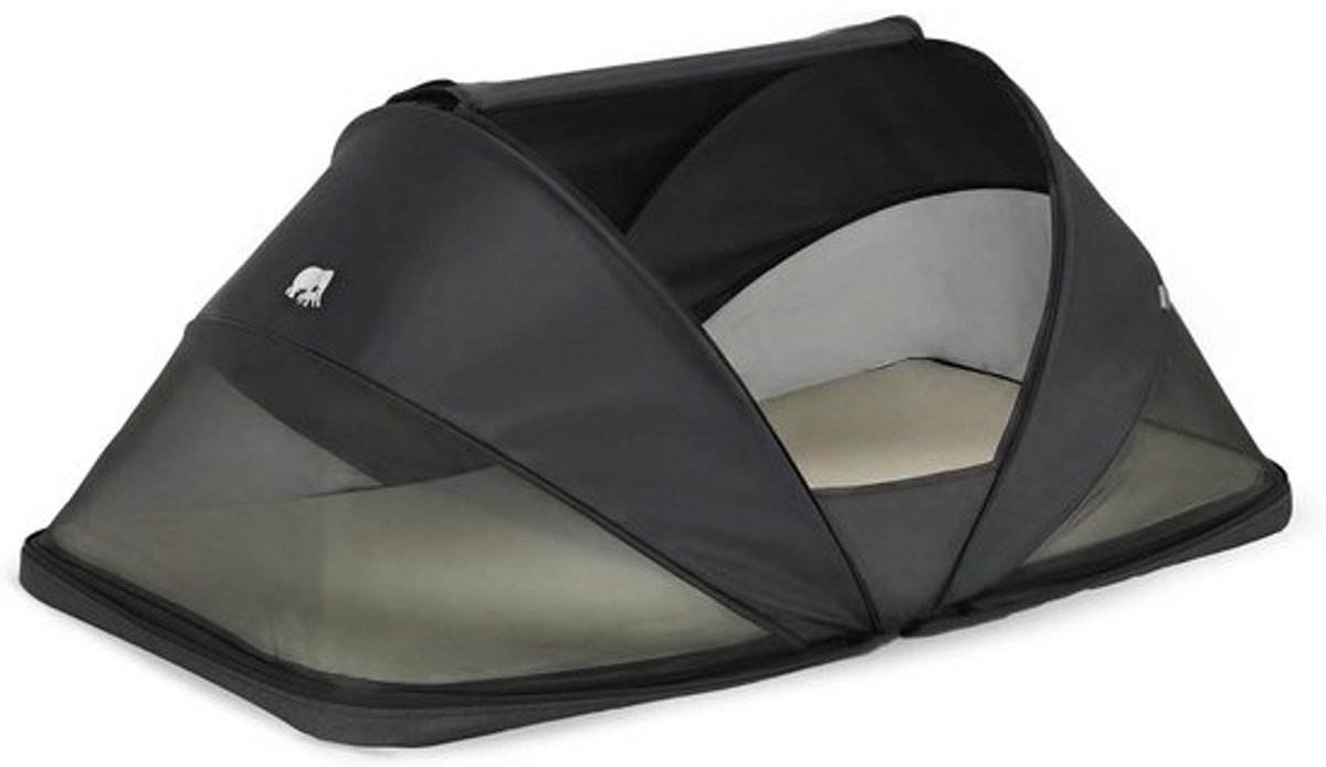 Peuter Reisbed - Babytent Opvouwbaar - Veilig Slapen - Opvouwbaar in 2 seconden - 120x63x50 cm - Zwart