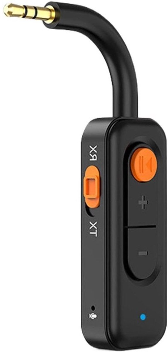 Draadloze Zender Ontvanger - Audio Adapter - Muziek Streamen - HD Ruisfiltering - Tot 10 uur - Zwart