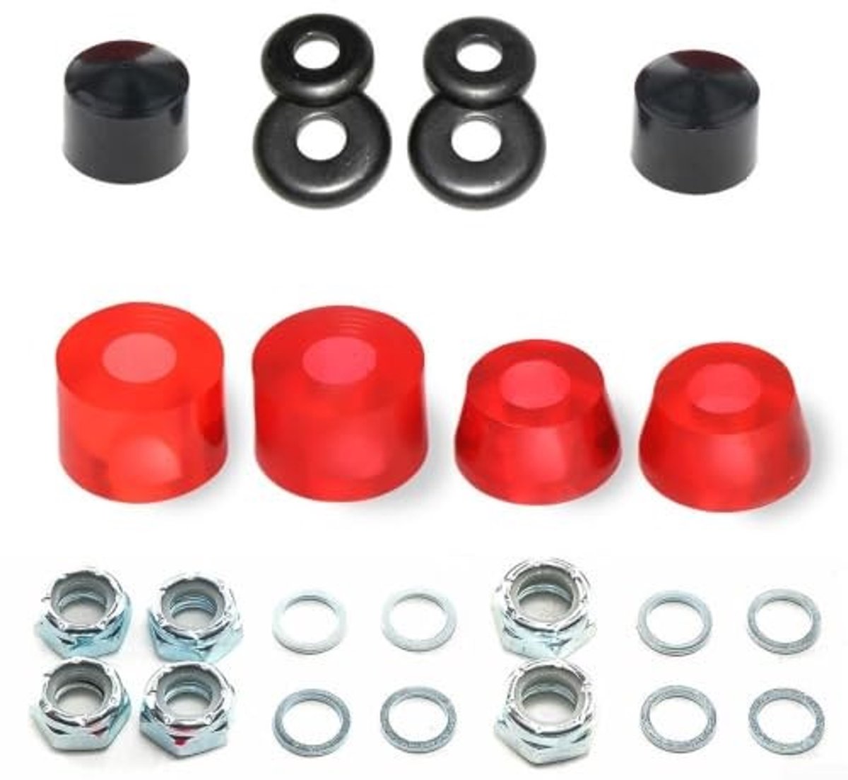 Skateboard Truck Rebuild Kit - Inclusief pivot cups en bushings